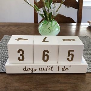 Wedding Countdown Blocks
